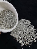 Silver crushed glass