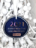 '2021 REVIEW' bauble