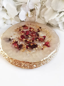 Rose champagne coaster