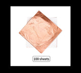100 Sheets Copper Leaf
